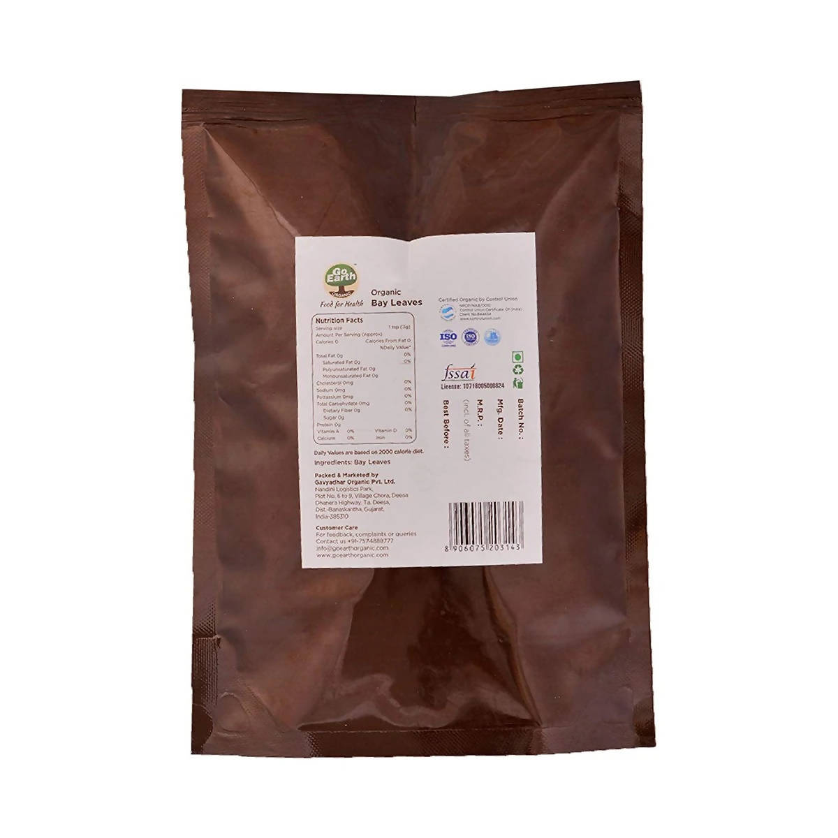 Go Earth Organic Bay Leaves - Distacart