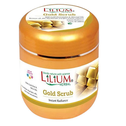 Lilium Herbal Instant Radiance Gold Scrub - Distacart