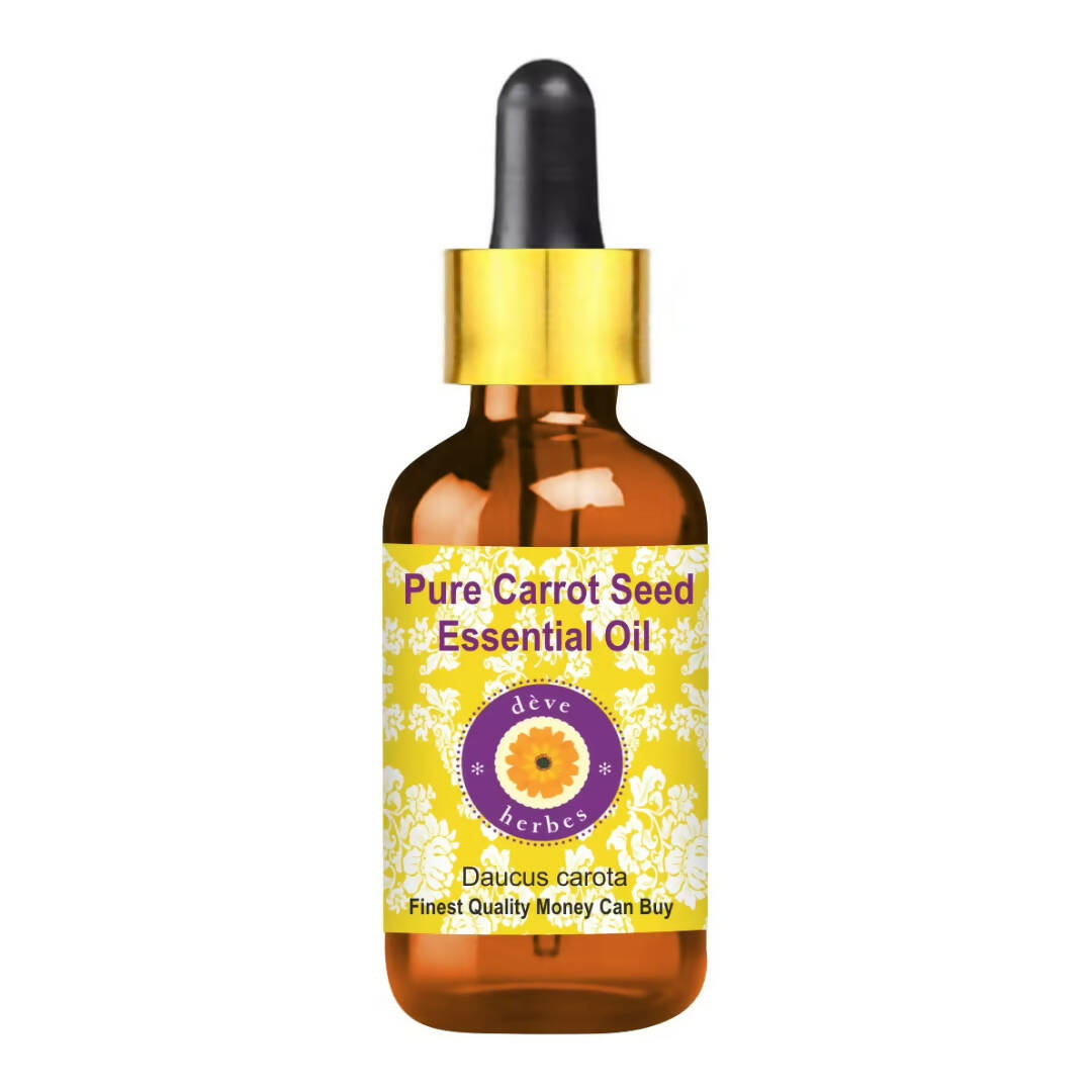 Deve Herbes Pure Carrot Seed Essential Oil - Distacart