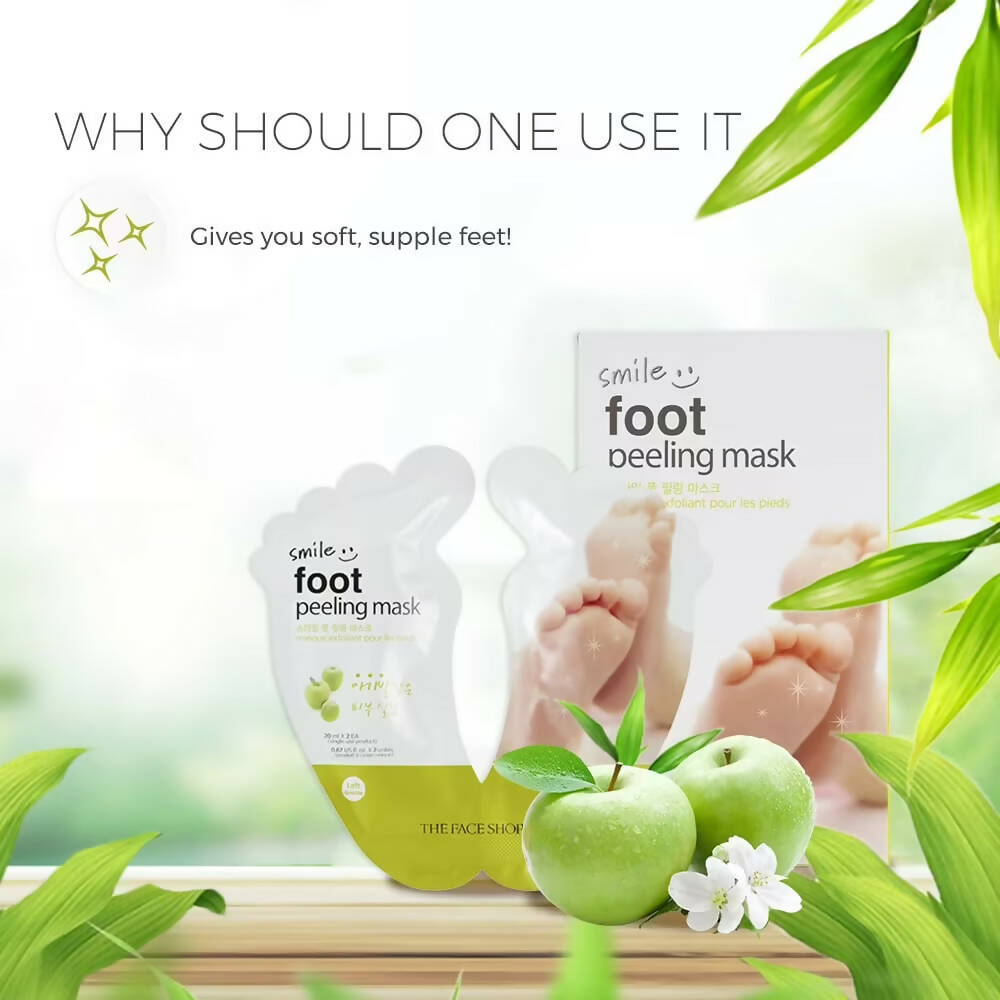 The Face Shop Smile Foot Peeling Mask - Distacart