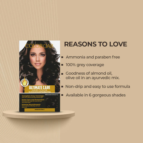 Buy Colorbar Hair Color Blackest Brown 2 Online at Best Price Distacart