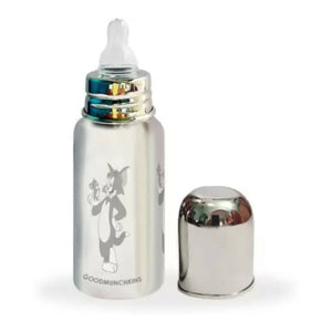 Goodmunchkins Stainless Steel Feeding Bottle 304 Grade Steel, Jointless, BPA Free, Rustfree Bottle For Kids 220ml - Distacart