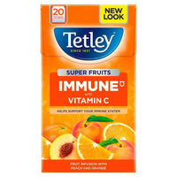 Thumbnail for Tetley Immune Vitamin C Fruit Infusion With Peach And Orange Tea Bags - Distacart