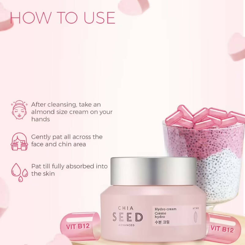 The Face Shop Chia Seed Hydro Cream - Distacart