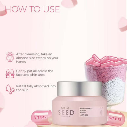 The Face Shop Chia Seed Hydro Cream - Distacart
