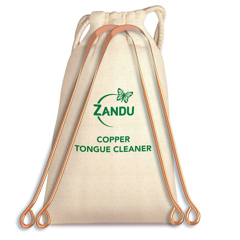 Zandu Copper Tongue Cleaner