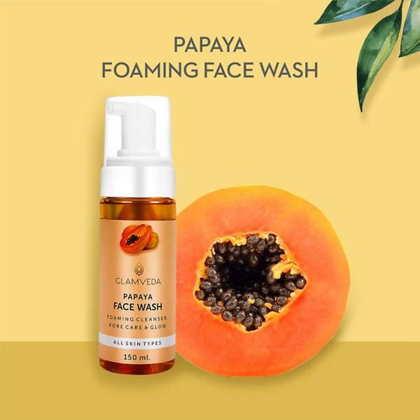 Glamveda Papaya Pore Care & Glow Face Wash