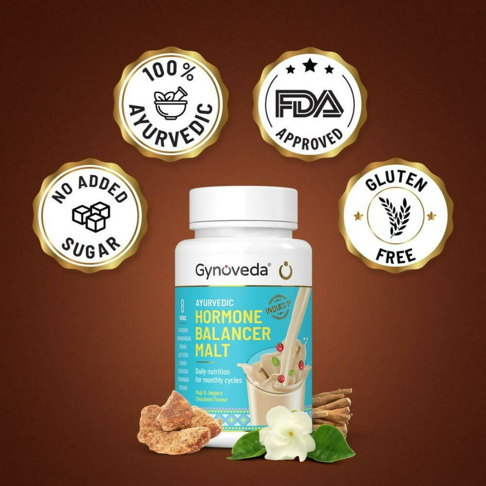 Gynoveda Hormone Balancer Malt With Ragi & Jaggery - Distacart