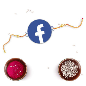Bhai Please Facebook Wooden Rakhi - Distacart