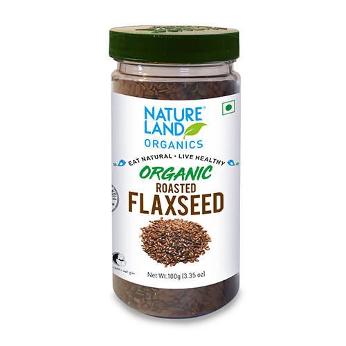 Nature Land Organics Roasted Flaxseed - Distacart