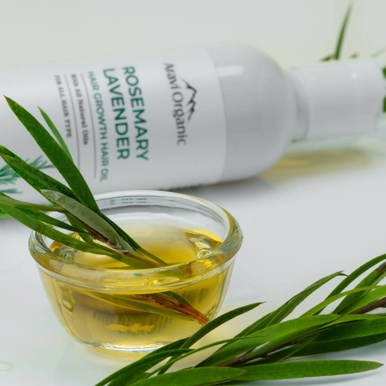 Aravi Organic Rosemary Lavender Hair Growth Hair Oil - Distacart
