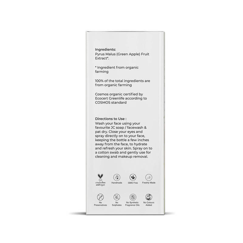 Juicy Chemistry Green Apple Water Toner for Youthful Skin - Distacart