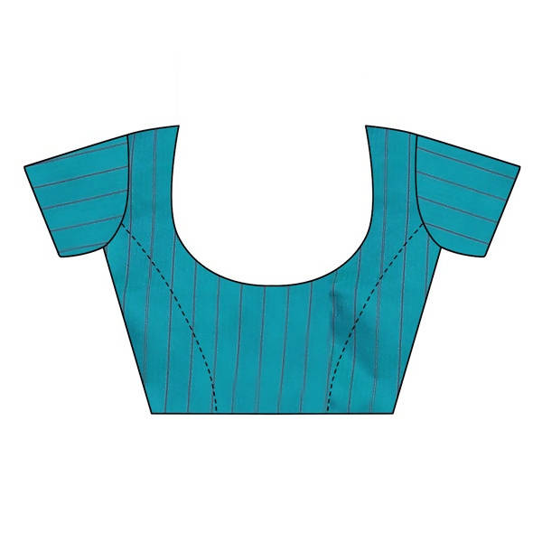 Vamika Rama Green Cotton Silk Weaving Saree (Binita Rama) Blouse