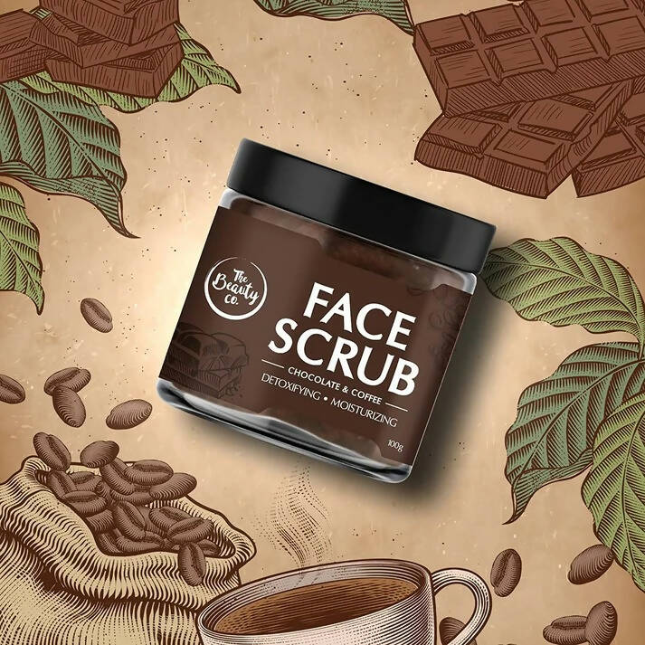 The Beauty Co. Chocolate Coffee Face Scrub - Distacart