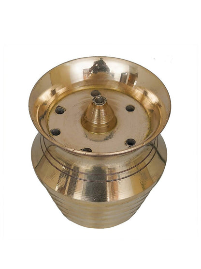 eCraftIndia Yellow Brass Incense Stick Holder - Distacart