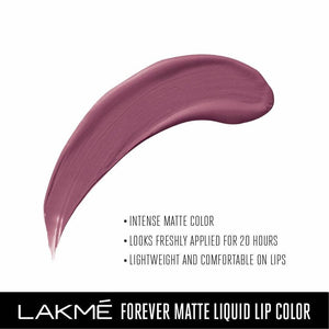 Lakme Forever Matte Liquid Lip Colour - Mauve Fling