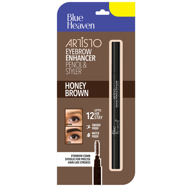 Blue Heaven Artisto Eyebrow Enhancer Pencil & Styler Honey Brown