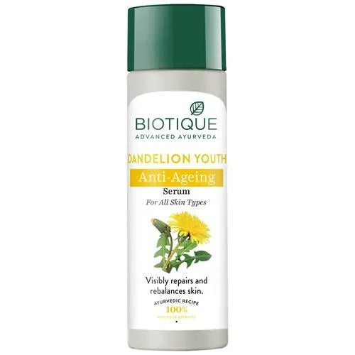 Biotique Bio Dandelion Visibly Ageless Serum 190 ml - Distacart
