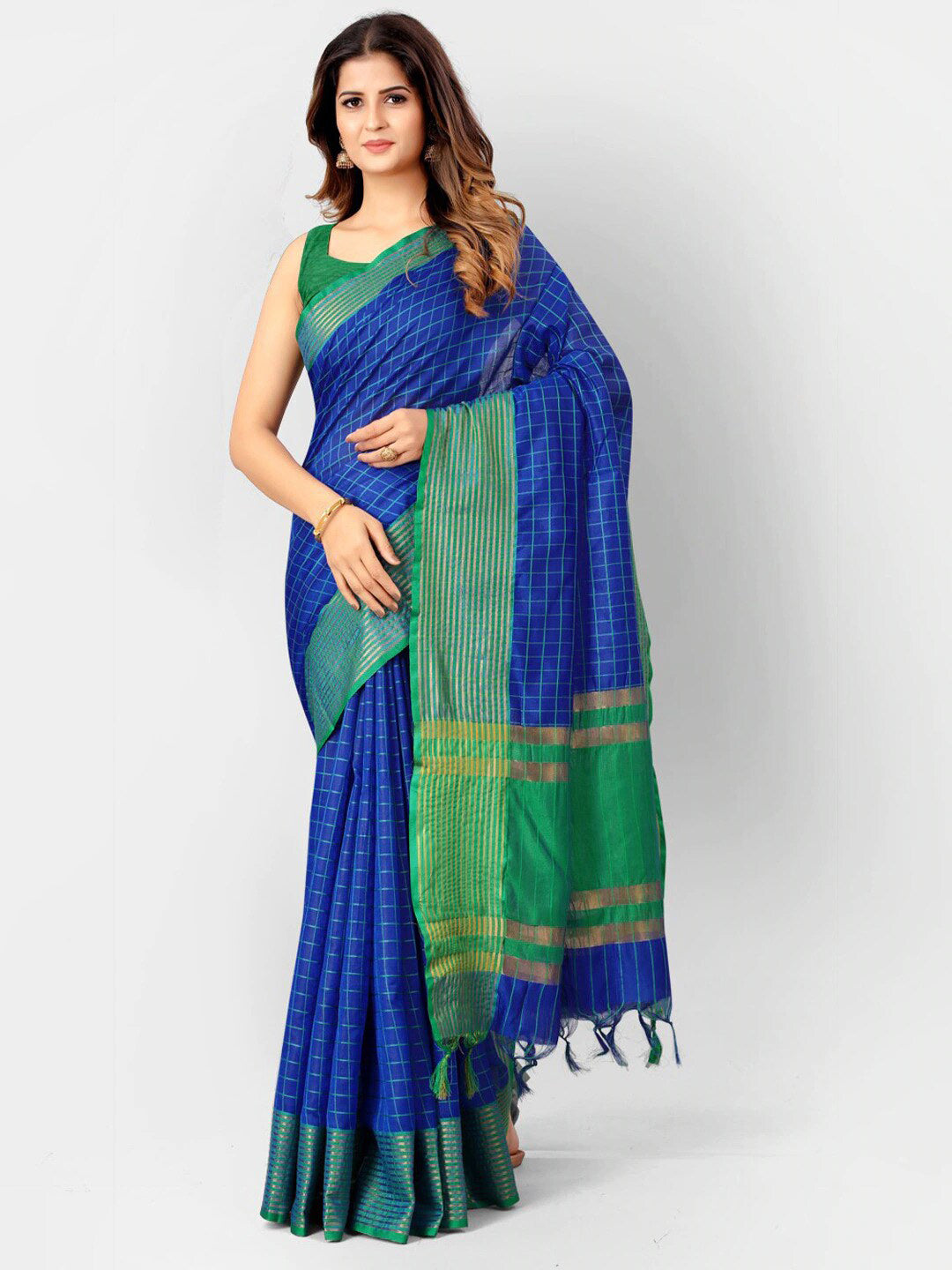 Kalini Women Blue Sarees - Distacart