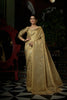 Vardha Magnolia White Copper-Silver Zari Kanjeevaram Silk Saree