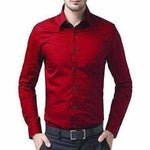 Thumbnail for Men's Cotton Solid Full Sleeve Shirts - Distacart