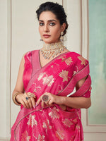 Thumbnail for Kalini Floral Foil Printed Saree - Distacart