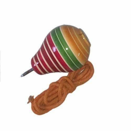 Wooden Spinning Lattoo With Thread - Distacart