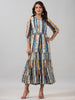 Juniper Women Skyblue Chiffon Printed Jumpsuit - Distacart