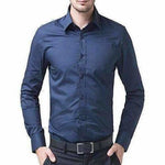 Thumbnail for Men's Cotton Solid Full Sleeve Shirts - Distacart