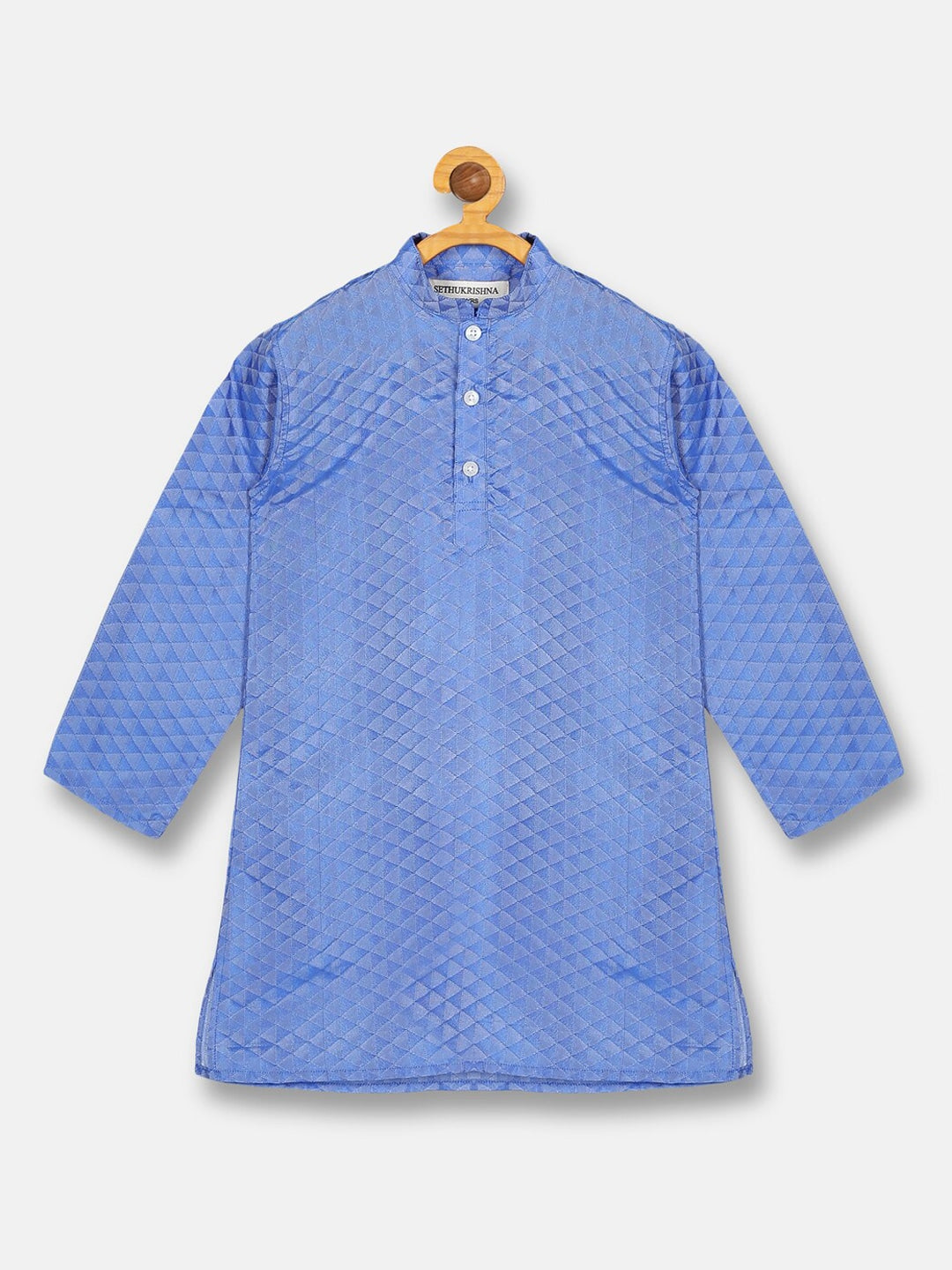 Sethukrishna Boys Blue Kurti with Dhoti Pants - Distacart