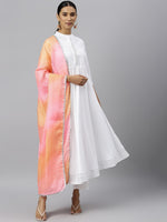 Thumbnail for Khushal K Women White Regular Gotta Patti Kurta with Palazzos & With Dupatta - Distacart