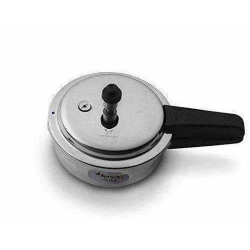Butterfly Blue Line Curve Stainless Steel Pressure Cooker - 2 Litre - Distacart
