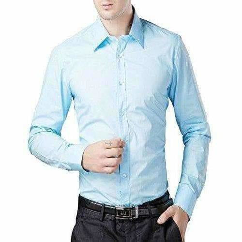 Men's Cotton Solid Full Sleeve Shirts - Distacart