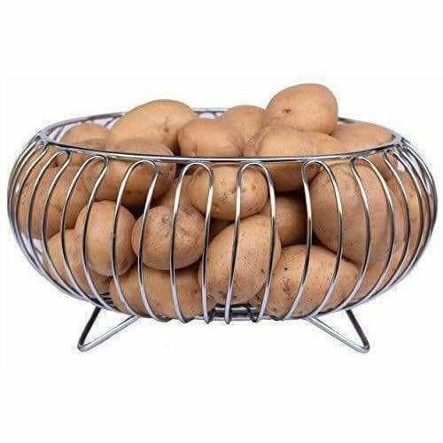 Stainless Steel Vegetable and Fruit Bowl Basket - Distacart