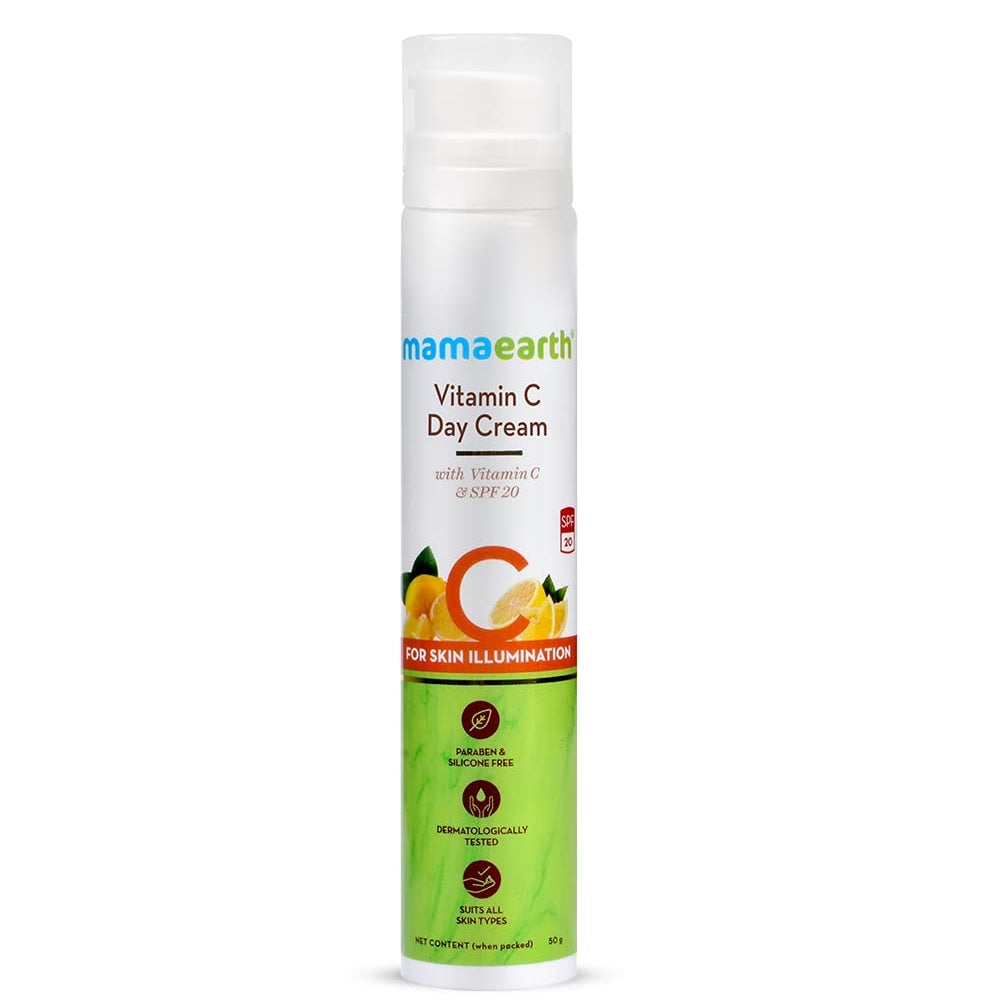 Mamaearth Vitamin C Face Cream For Skin Illumination - Distacart