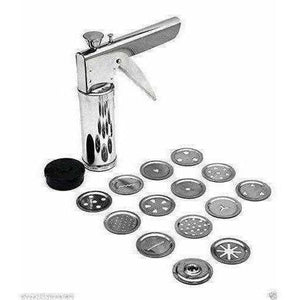 Stainless Steel Kitchen Press Maker with 12 Pieces - Distacart