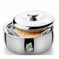 Thumbnail for Stainless Steel Chapati Box/Casserole Set/Bread Container /Hot Pot - Distacart