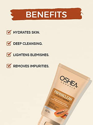 Oshea Herbals Papayaclean Anti Blemish Face Wash - Distacart