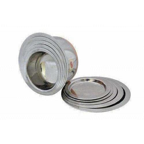 Copper Bottom Top with Lid - 5 Pcs Set - Stainless Steel Top - Distacart