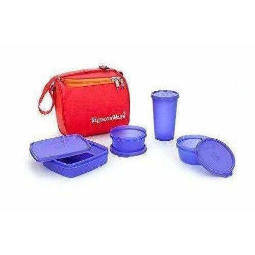 Plastic Lunch Box Set with Bag Set, 5-Pieces - Distacart