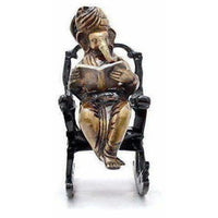 Thumbnail for Brass - Ganesha on Rocking Chair - Distacart