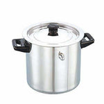 Thumbnail for Stainless Steel Cookware Finish Look Heat Insulated Water Boiler Silver - Distacart