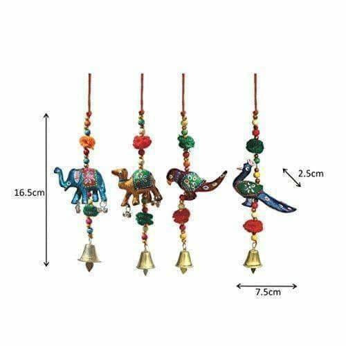 Decorative Thread Paper Mache Door Hanging Set, Multicolor - Distacart