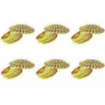 Thumbnail for Golden - Decorative Organza Potli Basket (Pack Of 6) - Distacart