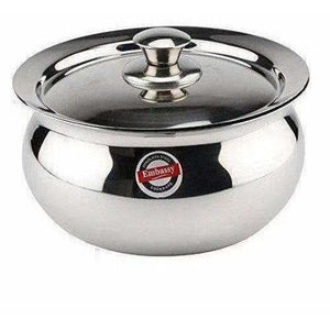 Pongal Pot/Cook-n-Serve Dish Stainless Steel - Distacart