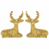 Thumbnail for Home Decor Decoration Made of Brass Deer Statue - Set of 2 - Distacart