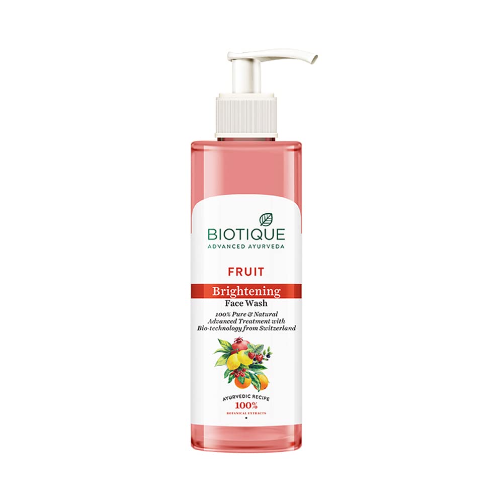 Biotique Advanced Ayurveda Fruit Brightening Face Wash - Distacart