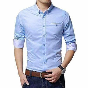 Men's Cotton Casual Shirt for Men Full Sleeves - Distacart