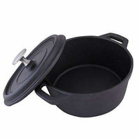 Thumbnail for Non Stick Cast Iron Dutch Oven Cookware Black - Distacart