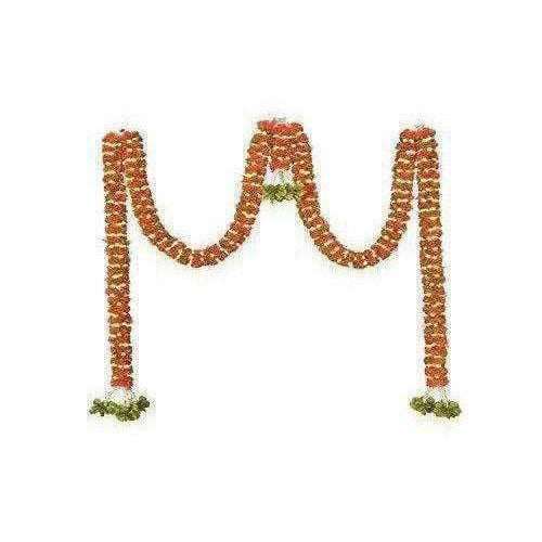 Orange Door Set with Plastic mogra - Distacart